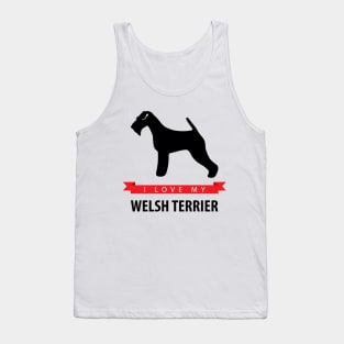 I Love My Welsh Terrier Tank Top